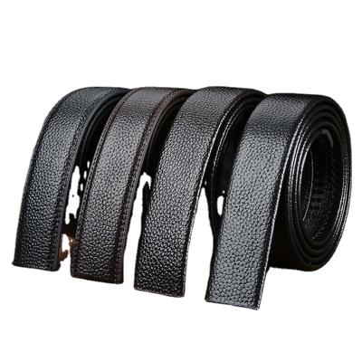 China Casual Men's Automatic Buckle Belts High Quality Male First-layer Genuine Leather Strap Pants Jeans Belt 3.5cm Belts for sale