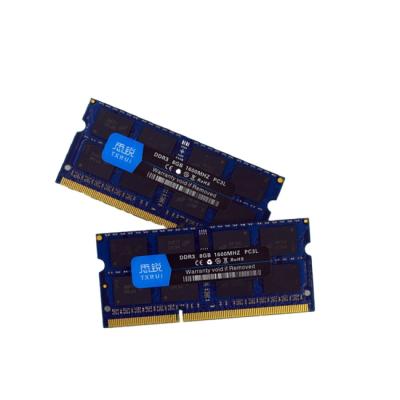 China 100% Compatible brand and model number cpu 8gb ddr3 ram for laptop price 1600MHZ for sale