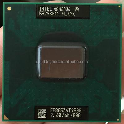 China Mobile laptop processors for Intel T9500 2.6G PGA CPU, fully tested. T9500 for sale