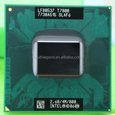 China Mobile LAPTOP Intel Core 2 Duo T7800 Plug P SLAF6 Laptop CPU Sale for sale