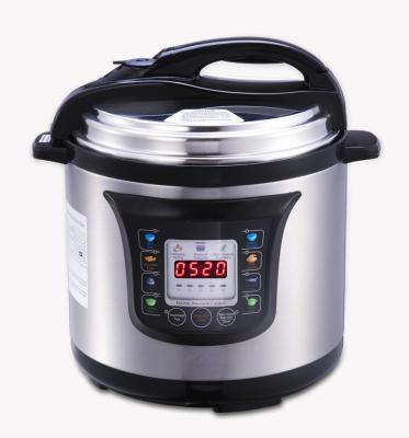 China Household Hot Sale in Saudi Arabian Kern National 8L 10L Programmable Electric Pressure Cooker Large Size with GCC Certifications for sale