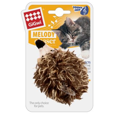 China Cat Feather Toy Viable Interactive Melody Chaser with Funny Squeaking Kitten Cat Smart Toy for sale