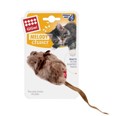 China Viable Bite Resistant Cat Toys Electric Squeaky Toy Simulation Mouse Cat Toys for sale