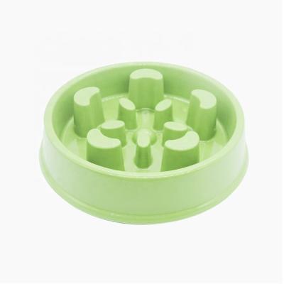 China Sustainable Slow Feeding Food Water Dog Bowl Slow Conductor Anti Choking Dog Bowl for sale