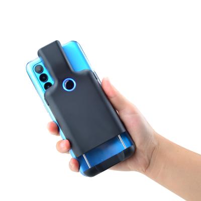 China Easily Install on Smartphones Mobile Phone Clip Blue-tooth Barcode Scanner Support 2D Back Phone, Portable Wireless QR Barcode Reader for sale