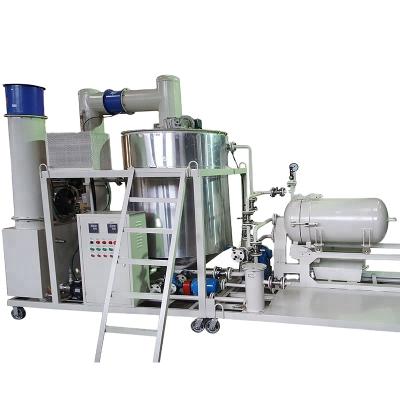 China Used black oil cleaning plant mini refinery hydraulic oil decolor regeneration plant for sale