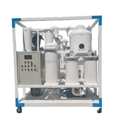 China Building Material Shop Tongrui Hydraulic Oil Filter Oil Machine Vacuum Dehydration Oil Purification Equipment for sale