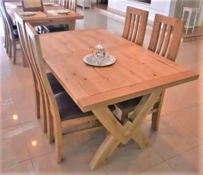 China Solid oak expandable table for sale