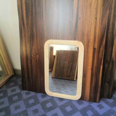 China (Other)Adjustable Mirror Bathroom Bedroom Dining Frame Solid Wood Mirror for sale