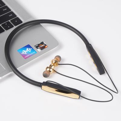 China Unique Neckband Design OEM 200mAh Sports Musical Magnetic Play Neckband Wireless Earphones With 1068 Speaker for sale