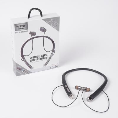 China Neckband Fashion Design OEM Long Handfree 250mAh Stereo Wireless Neckband Earphone With Magnetic Housing for sale