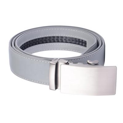 China Free Shipping Custom Gray Golf Liyu Leather Ratchet Eco-Friendly Dress Holess Belt For Men for sale