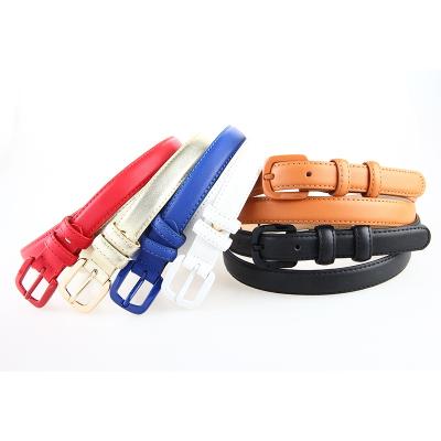 China Pin Buckle Belts Wholesale Options Comfortable Multi Color Women's Leather Belts for sale