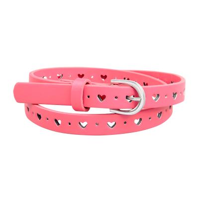 China PU Leather Designer PU Leather Belt For Lovely Kids Girls Children Dressing Waist Belt for sale