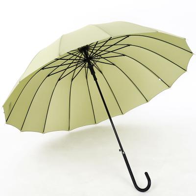 China Modern big size straight custom made promotional long paraguas shape japanese umbrella for rain for sale