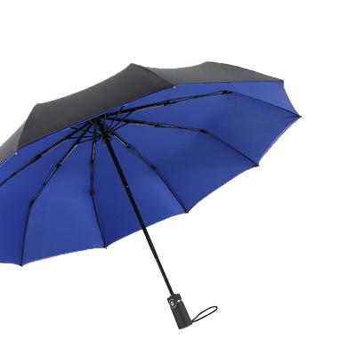 China 2021 Modern Wholesale Portable Fashion Compact Travel Umbrella Automatic Windproof 3 Folds For Adults for sale