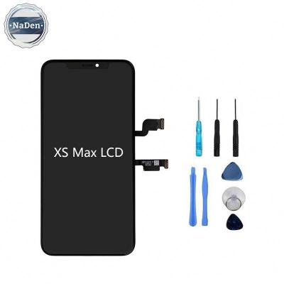 China New product for iphone xs max lcd screen replacement oem 100% original lcd panels for cell phone parts refurbished for iphone xs max for sale