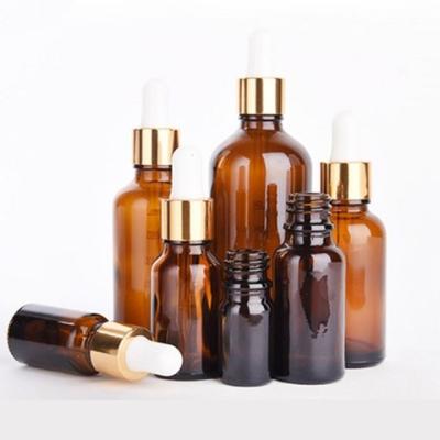 China 5ml 10ml 15ml 20ml 30ml 50ml Amber Blue Green Essential Oil Cosmetic Glass Bottle for Cosmetics for sale