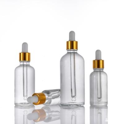 China Good quality cosmetic wholesale essential oil glass packaging with dropper essential oil glass bottle for sale