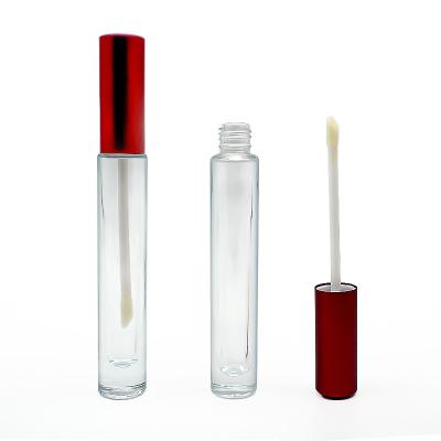 China Eco - Friendly Eco - Friendly Square Round Glass Cosmetic Tube For Lipstick Mascara Packaging for sale