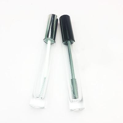 China Factory 8ml 10ml Cheap High Quality Eco-friendly Mascara Glass Tube Lipstick Glass Packaging Container With Brush for sale