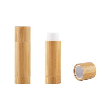 China High Quality Custom Packaging Empty Bamboo Cosmetic Lipstick Lipstick Tube Packaging Eco - Friendly for sale