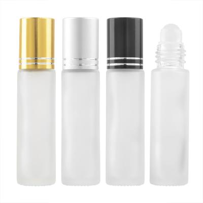 China Factory Hot Selling Injection Product Packaging Small Roller Bottle Eye Serum Roll On Bottle Amber Essential Oil Roller Bottle for sale