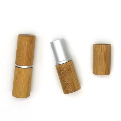 China Eco-friendly bamboo lipstick tube custom printed bamboo lipstick tube cosmetics have label service for sale