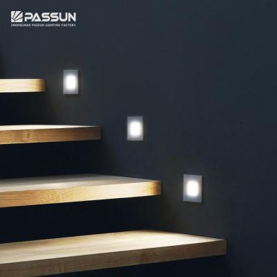 China Fancy Modern Home Indoor 1w Foot Lamp Recessed Led Step Lights Stair Wall Light for sale