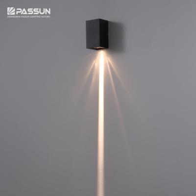 China Outdoor Waterproof Home Garden Decor Wall Lamp Narrow Beam Laser Outdoor Hotel IP65 Garden Led Wall Light for sale