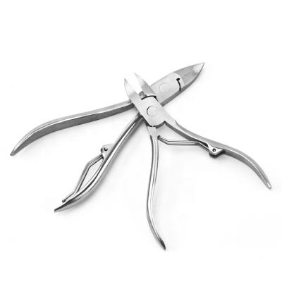 China Right Handed Dead Skin Scissors Stainless Steel 8717 Eagle Mouth Pliers One Groove Cut Dead Skin Scissors Pedicure Knife Manicure Scissors Wholes for sale