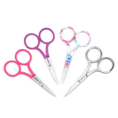 China Right Handed Eyebrow Beauty Scissors Stainless Steel Manicure Nail Cuticle Cutting Scissors for sale