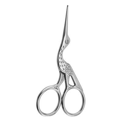 China Free Samples Stainless Steel Manicure Scissors Right Handed Stainless Steel Scissors Classic Fashion Wick Scissors for sale