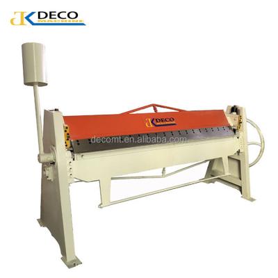 China Building Material Stores Factory Price Sheet Metal Manual Folding Machine for sale