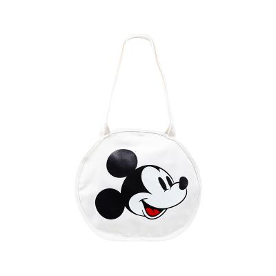 China Disney 2022 New Baby Cry Bag Women's Niche Design Mickey Bag Canvas Shoulder Armpit Handbag for sale