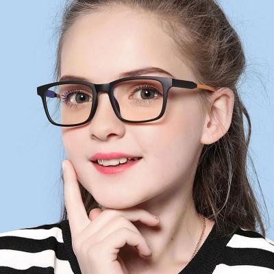 China Custom 2021 Comfortable Logo Eye Glasses Anti Blue Light Kids Fashion To Children Anti Blue Light Glasses for sale