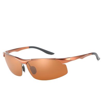 China Trendy Fashion Sunglasses Aluminum Magnesium Polarized Men's Sunglasses for sale