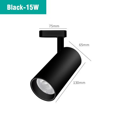 China 220V 15W 25W 35W 90Ra 3000K 6000K Modern CITIZEN Track Light Adjustable COB LED Driver Inside Spot Pathway Led Lights for sale