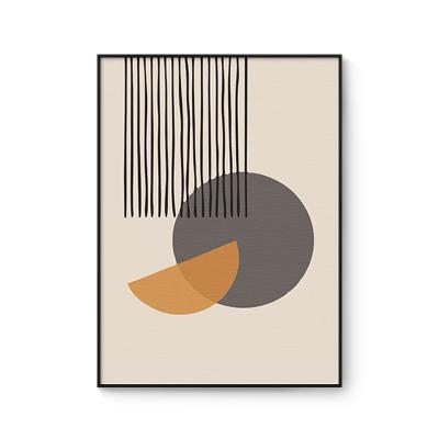 China Modern Nordic Geometric Decorative Color Art Morandi Painting Abstract Hanging Painting For Living Room for sale