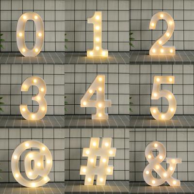 China INS Alphabet LED Modeling Small Light Decorative Night Light Proposal Letter Lamp for sale