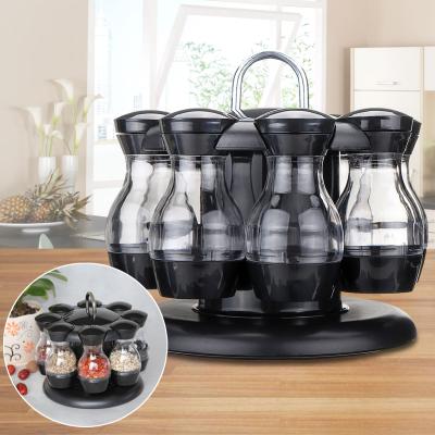 China Countertop Spice Jar Rack Hot Sale Kitchen Sustainable Rotating Rotating Seasoning Rack for sale