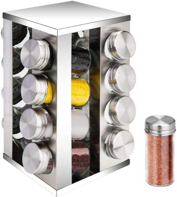 China Eco-frinendly Stainless Steel Spice Rotating Organizer Rack For Sale for sale