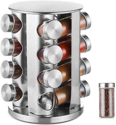 China Eco-frinendly hot selling stainless steel spice rack to save storage space for sale