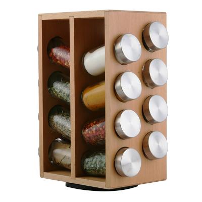 China HLS3010-B Standing Seasoning Hardware Organizer Eco - Friendly Wooden Kitchen Racks for sale