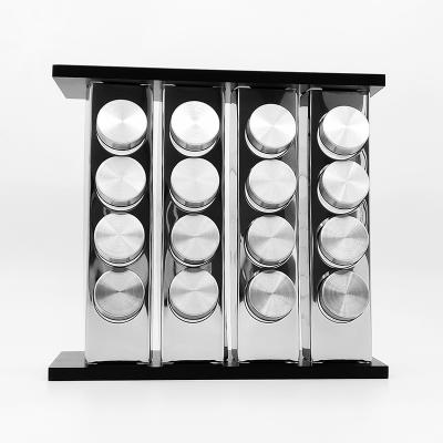 China 16 Jars Stylish Custom Kitchen Spice Rack Display Racks for sale