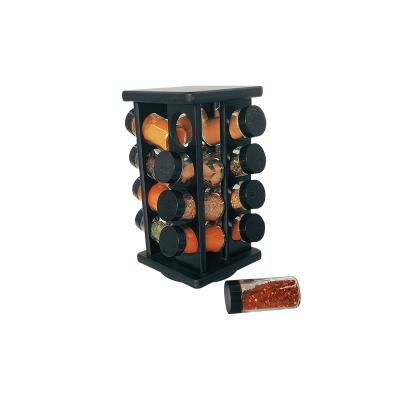 China Viable 16-jar spinning spice rack for customizable colors for sale