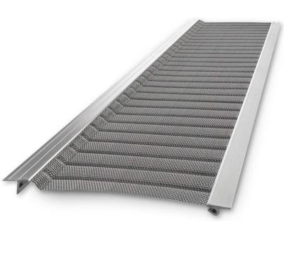 China Factory cheap price corrosion resistance china aluminum extrusion profile rain gutter guard sheet filter for sale