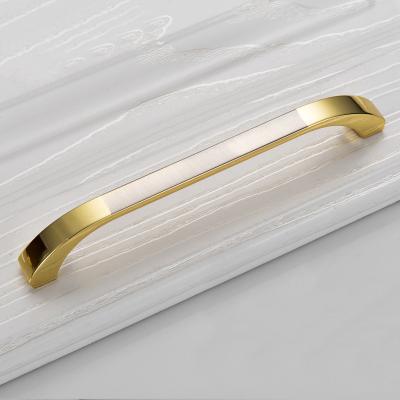 China Contemporary Luxury Gold Cupboard Handle For Cabinet Kitchen for sale