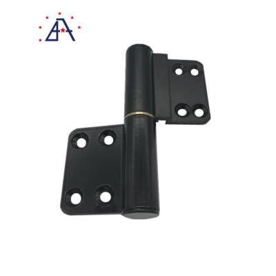 China Modern 180 Degree Glass Black Bronze Glass Finished Shower Glass Door Hinges for sale