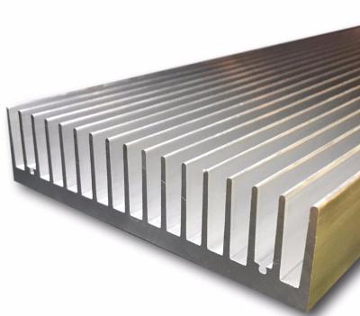 China Custom Aluminum Radiator Radiator Profile With Mill Finish for sale